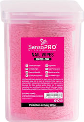 Sensopro Milano Lint Free Nail Wipes 200 Pcs Pink Heart Sensopro Milano Lint Free Nail Wipes 200 Pcs Pink Heart