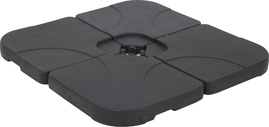 Nattera Plastic Gray Umbrella Stand 50x50cm