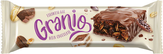 Granio Tiramisu Milk Chocolate Biscuit Bar 24x40gr