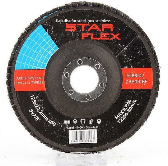 Psg Star Flex Stal T29 Flap Disc 125-22 Grit 40 Tls1252240