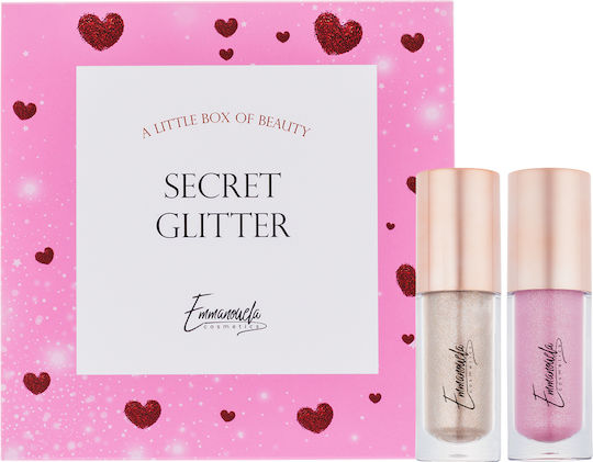 Emmanouela Cosmetics Secret Glitter Box Set Make-up-Paletten und Sets 2 Stück