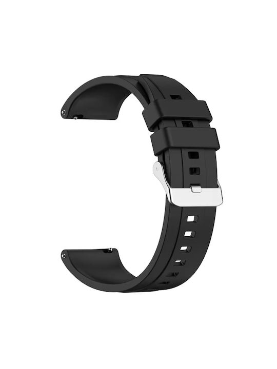 Wishbox Λουράκι Σιλικόνης Geometric Sport Oneplus Watch 3 47mm Μαύρο
