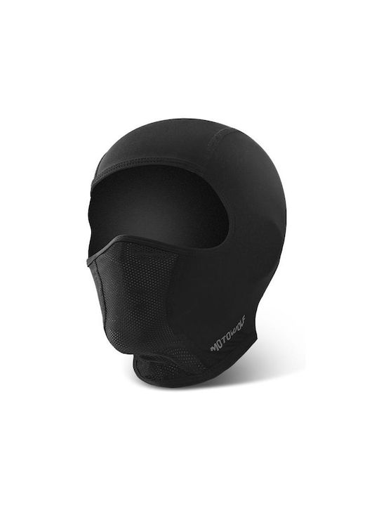 Motowolf FM3 Vollgesicht Reitkopfbedeckung aus Polyester Schwarze Farbe