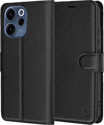 Techsuit Folio Book Leather / Silicone Black (O...