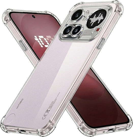 Techsuit Stoßstange aus Silikon Transparent für Nothing Phone (4a) Pro