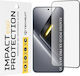 Techsuit Back Cover Tempered Glass Black Poco X8 Pro Max