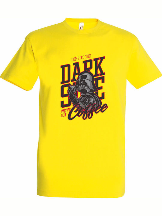 Tricou Unisex Come To Dark Side We Have Coffee ...