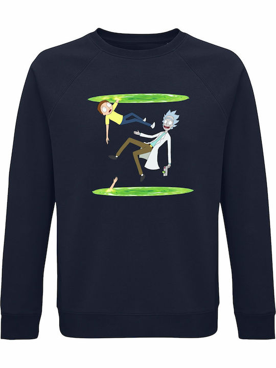Sweatshirt Organic Unisex " Rick Morty Travelin...