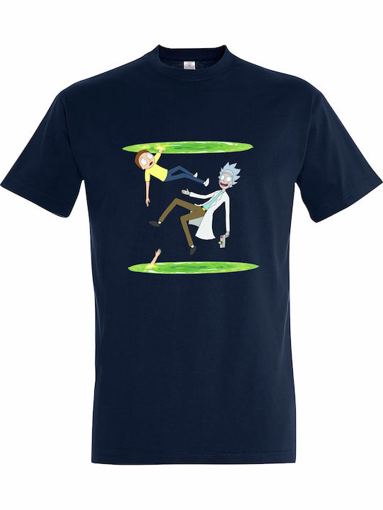 T-shirt Unisex " Rick Morty Traveling Through T...