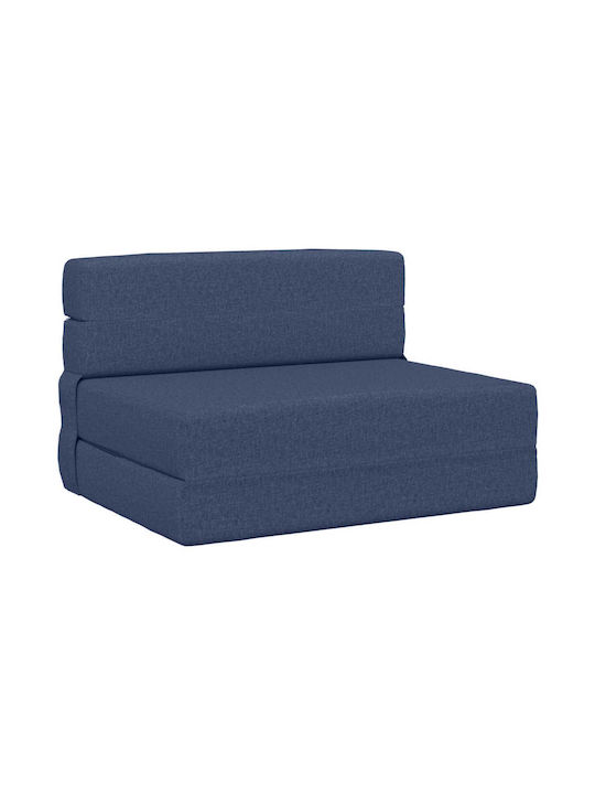 Vielseitiger Sitzsack Kanape Blau 190x100x15cm
