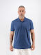Polo Herrenbluse Blau