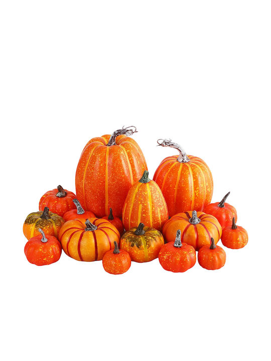 Artificial Pumpkins Set 12 Realistic Autumn Decoration