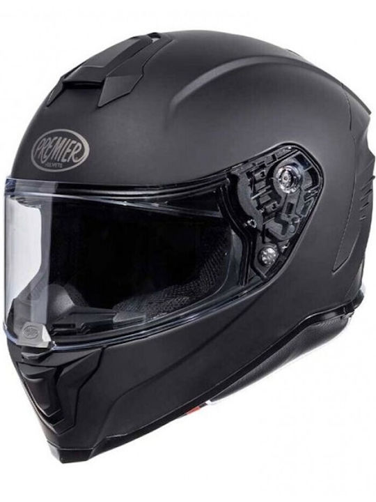 Premier Hyper U9 BM Black Matt Motorcycle Helme...