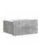 Wooden Gray Bedside Table 49x34.5x24cm