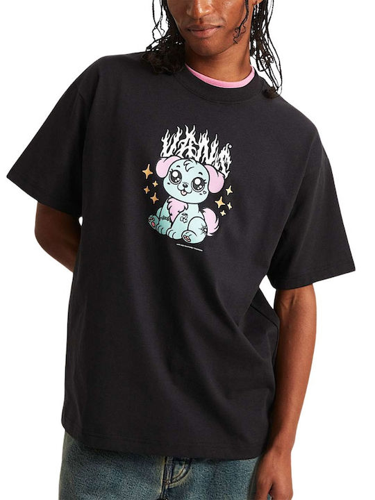 Vans T-shirt Μαύρο Vans T-shirt Μαύρο