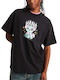 T-shirt Μαύρο