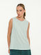 Women's Cotton Sleeveless Top Turquoise