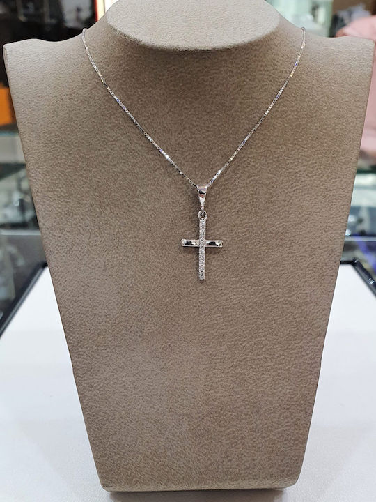 Papadopoulos Gold Women's Cross with Chain