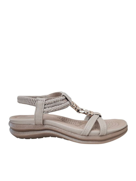 Zak Women's Flat Sandals Beige