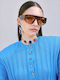 Kaleido Vergoldetes Blaues Halsband