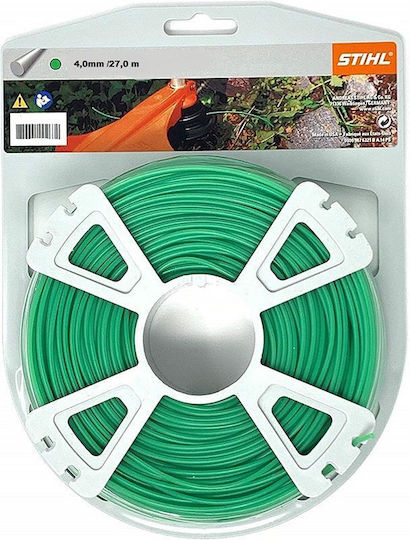 Stihl 00009303607 Μεσινέζα Στρογγυλή Μήκους 27m και Πάχους 4mm