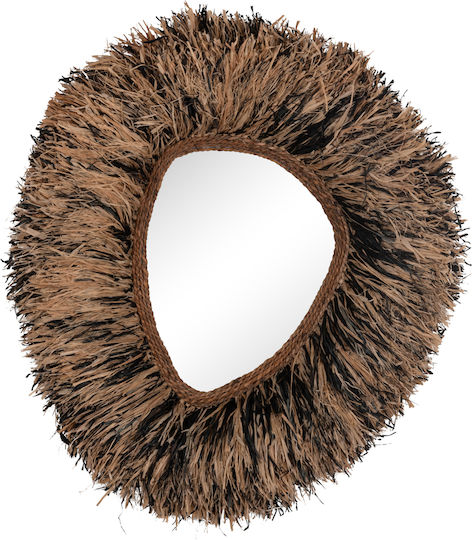 HomeMarkt HM4712 Καθρέπτης Μπεζ 100x90cm HomeMarkt HM4712 Καθρέπτης Μπεζ 100x90cm