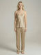 Milena by Paris Summer Women's Gold Pyjama Set 009200-Golden