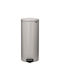 Brabantia Brabantia Mülleimer NewIcon mit Pedal Kunststoff mit Pedal Graue 30lt