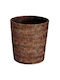 Andrea House Coș de Gunoi Plastic Maro 27x30cm