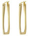 Loisir Earrings Hoops Steel Gold Plated