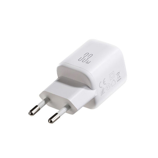 Joyroom Charger with USB-A Port and USB-C Port and USB-C - USB-C Cable 33W Power Delivery / Quick Charge 3.0 White (JR-TG7)