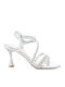Leather Silver Sandals