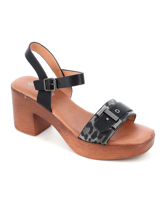 B-Soft B-Soft Damen Sandalen Schwarz