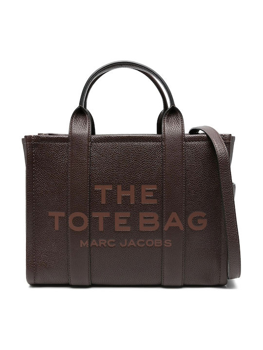 Leather Women's Tote Handbag Brown