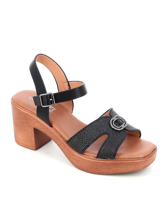 B-Soft B-Soft Damen Sandalen Schwarz