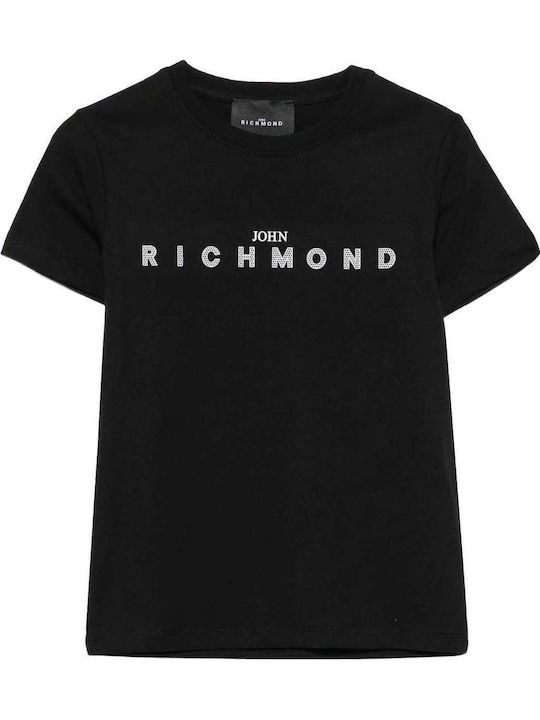 John Richmond Kinderoberteile T-Shirt Schwarz