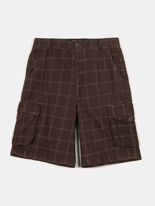 Herren Shorts Braun