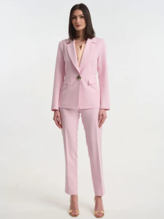 Fibes Women's Pink Suit