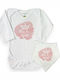 Bonjour Bebe Bodysuit White