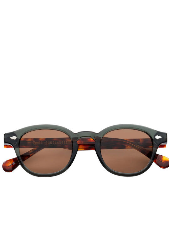 De Sunglasses Unisex Sonnenbrillen mit Horn umrandetem Rahmen ELIOT25TORT-N