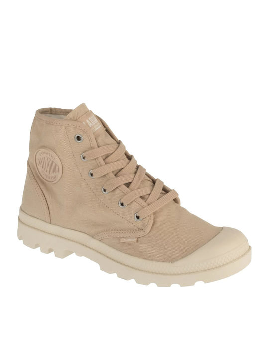 Palladium Ανδρικά Μποτάκια Μπεζ