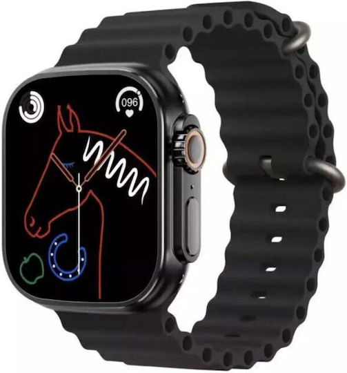 HL-06328 49mm Smartwatch με Παλμογράφο (Πολύχρωμο)