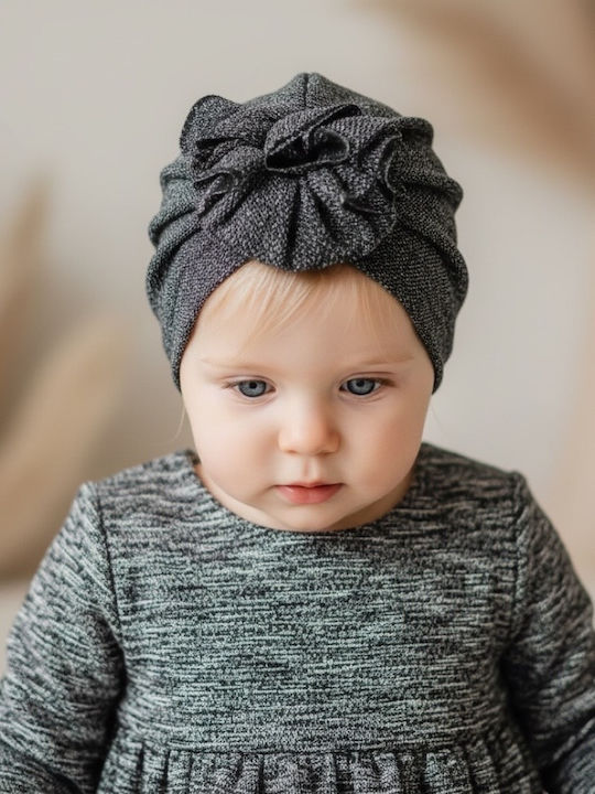 Bonjour Bebe Turban in Grau Farbe