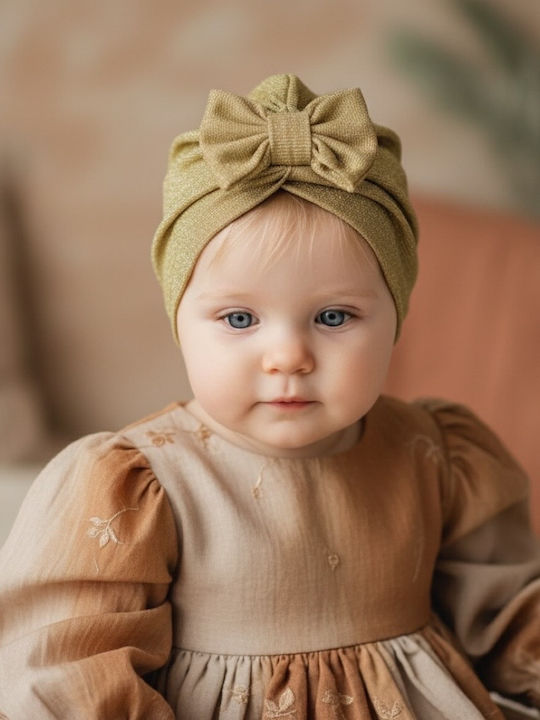 Bonjour Bebe Τουρμπάνι σε Χρυσό Χρώμα