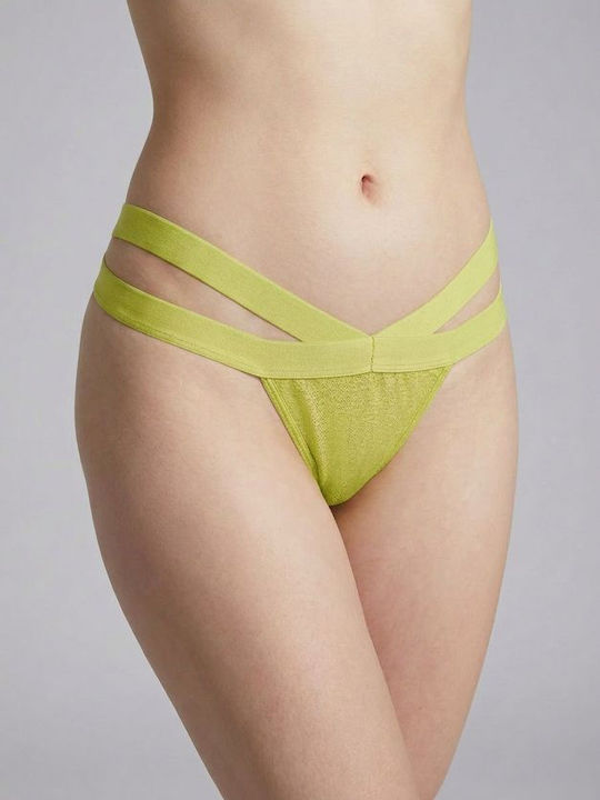 Milena by Paris Women's String 2Pack Green 0069...