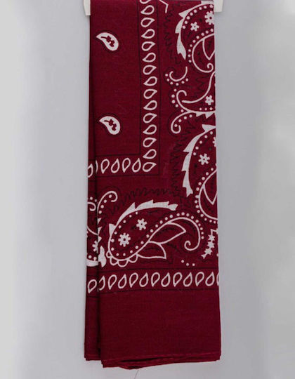 Unisex Bandana Rima Baumwoll 810-14 Burgundisch