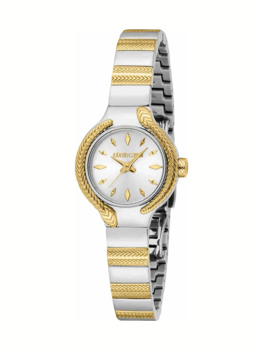 Roberto Cavalli Mini Ρολόι Μπαταρίας με Μεταλλικό Μπρασελέ Roberto Cavalli Mini Ρολόι Μπαταρίας με Μεταλλικό Μπρασελέ