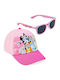 Bluey Kinderhut Jockey Stoff Sonnenschutz Rosa