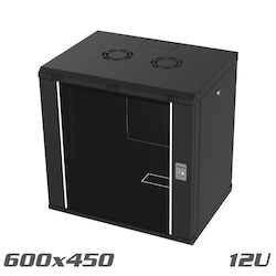 Edision Wall Mounted 19U Rack Cabinet