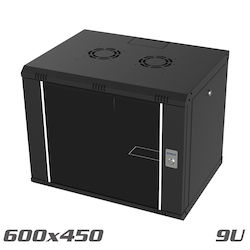 Edision Wall Mounted 19U Rack Cabinet